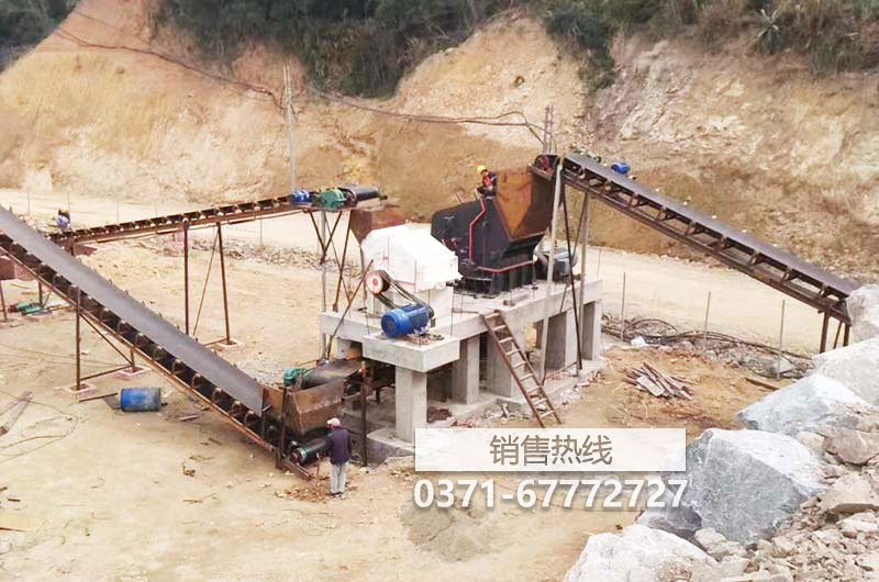 湖南时产100-120吨石灰石精品制砂生产线